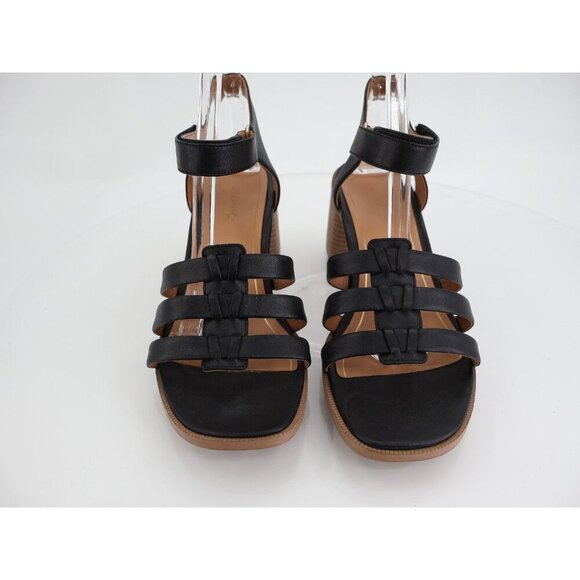 Vionic Maisy Sandals Womens Size 9.5 Block Heel Slingback Strappy Black - Picture 3 of 10